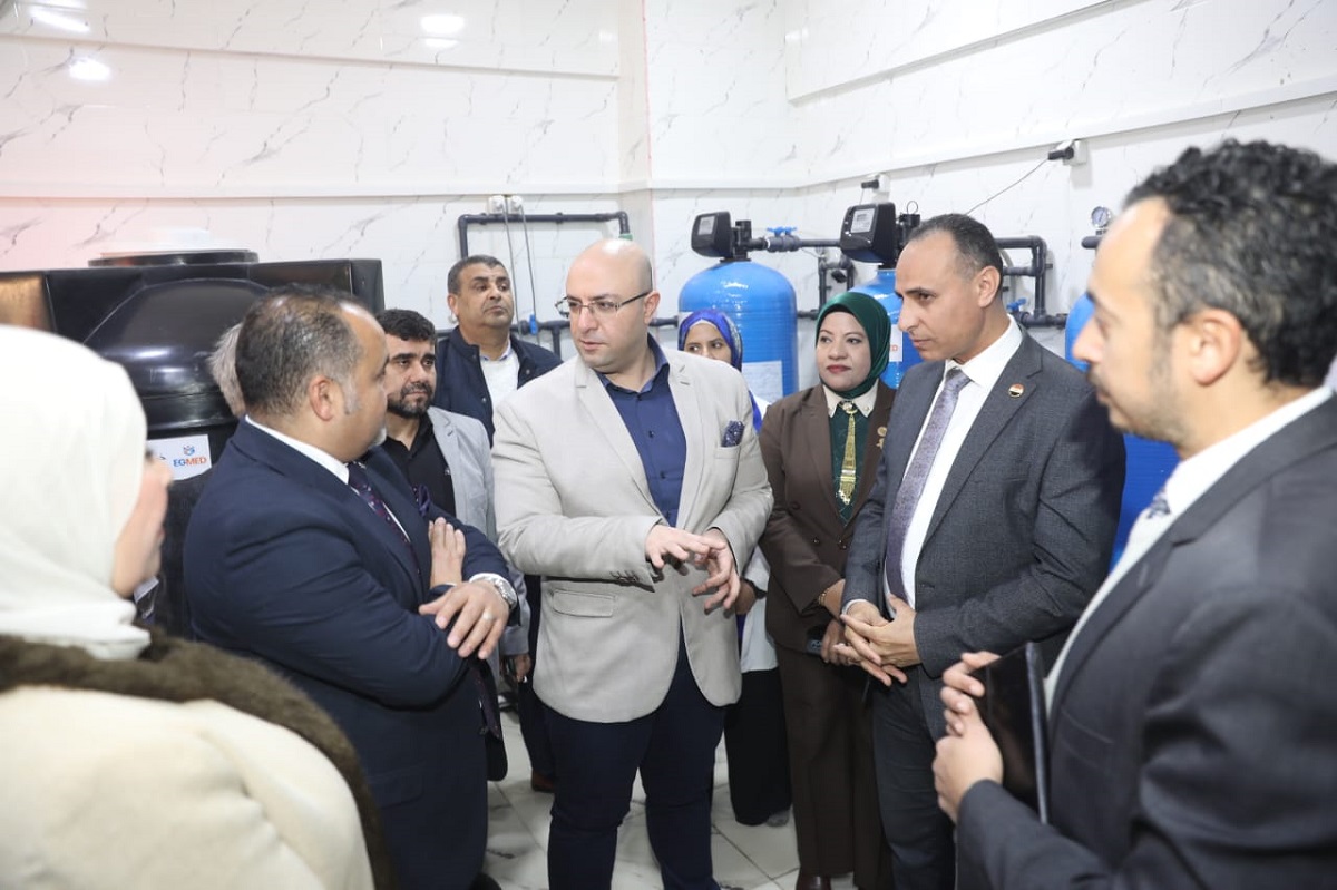 افتتاح وحدة غسيل كلوي داخل الرعاية المركزة بمستشفى الصدر